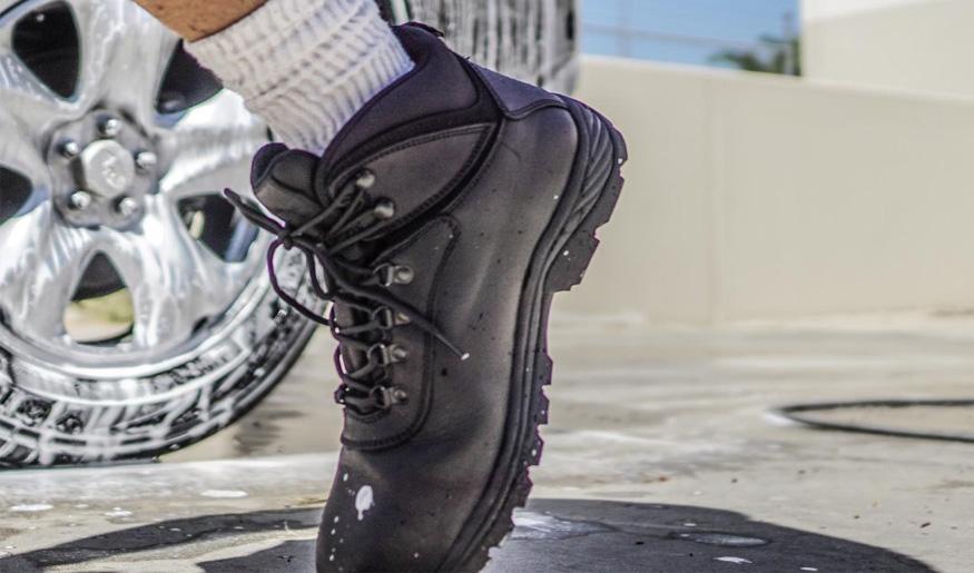 leopard print hiking boots